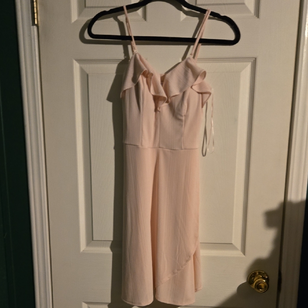 NWOT Candie's Soft Pink Midi Dress Size M